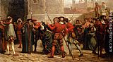 Famous Meeting Paintings - The Meeting Of Sir Thomas More With His Daughter After His Sentence Of Death